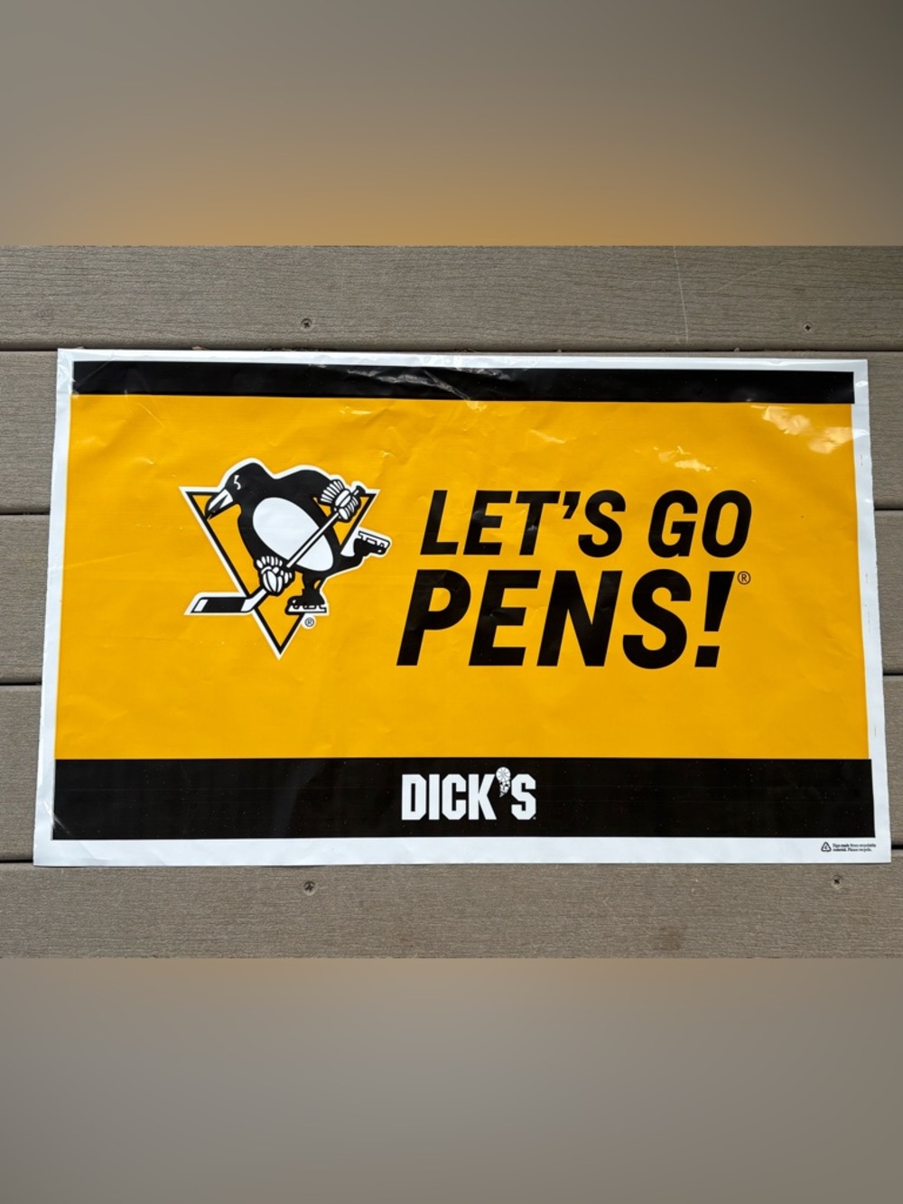Pittsburgh Penguins 2026 Stanley Cup Playoffs Dicks Sporting Goods Yard Sign